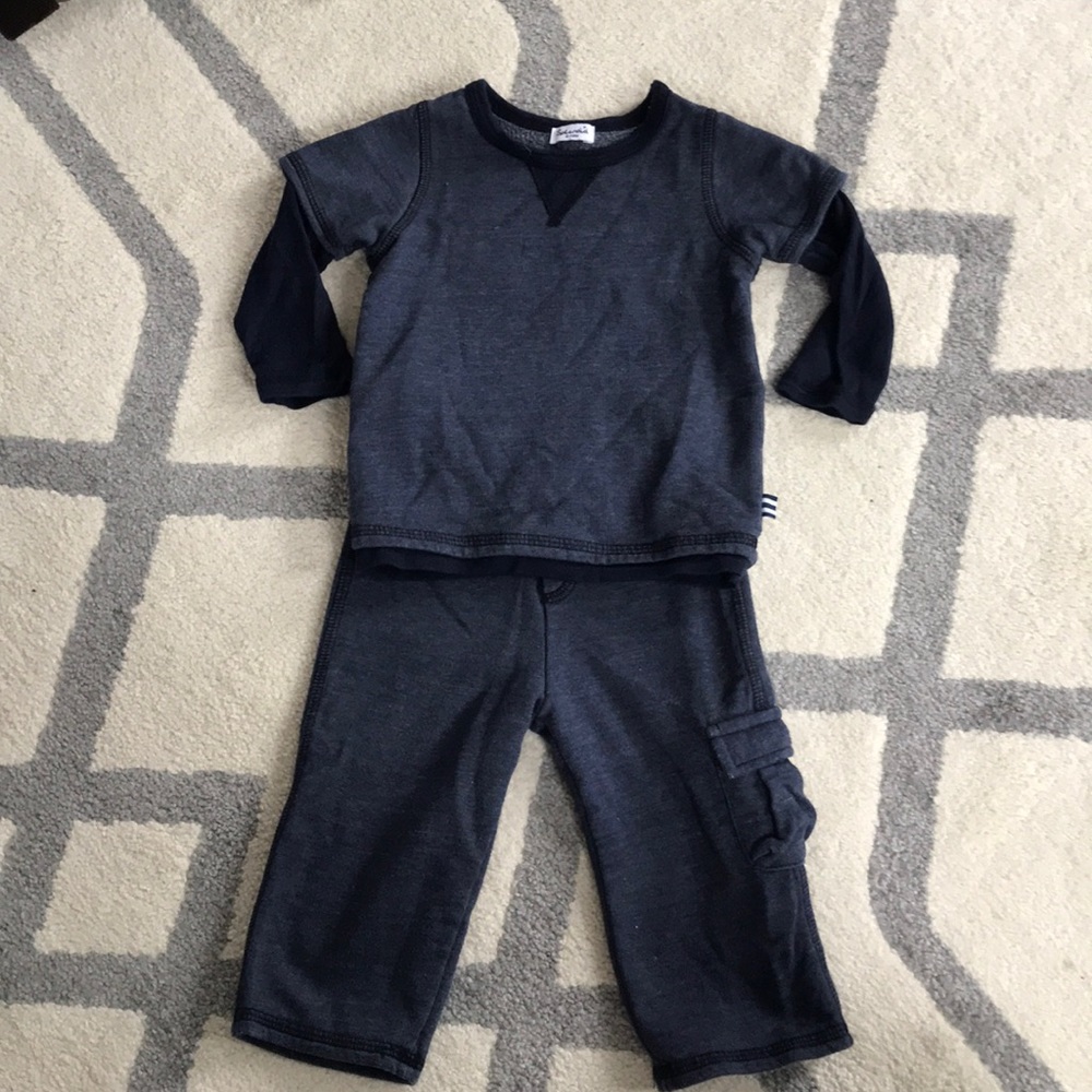 Splendid 6-12 months Navy sweatpants/shirt